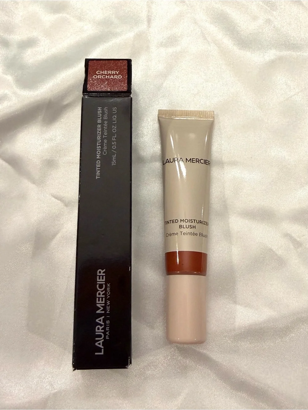 Laura Mercier Tinted Moisturizer Blush Cherry Orchard 0.5 Oz NEW Beauty Makeup